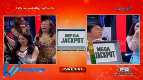 wowowin. mega. jackpot. superstar. youtube|Wowowin: 3 Contestants and their Family Won the Mega Jackpot .
